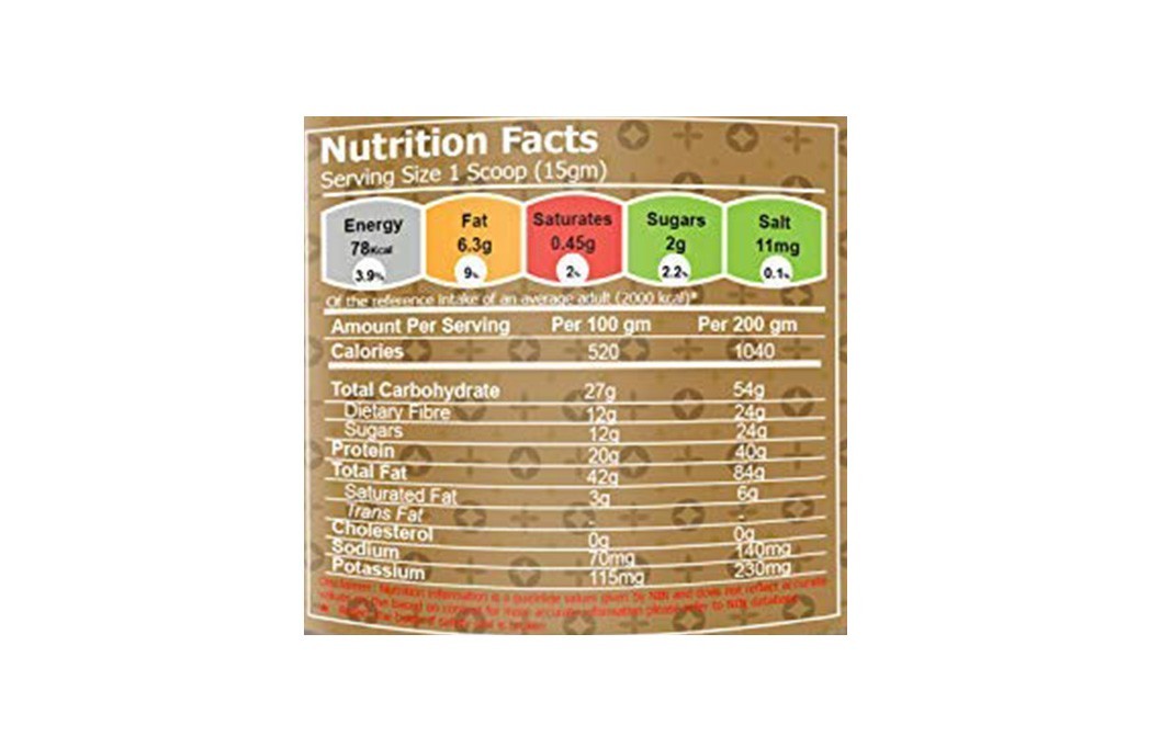 Delicieux All Natural Almond Butter - Vanilla Cinnamon Raisin   Glass Jar  200 grams